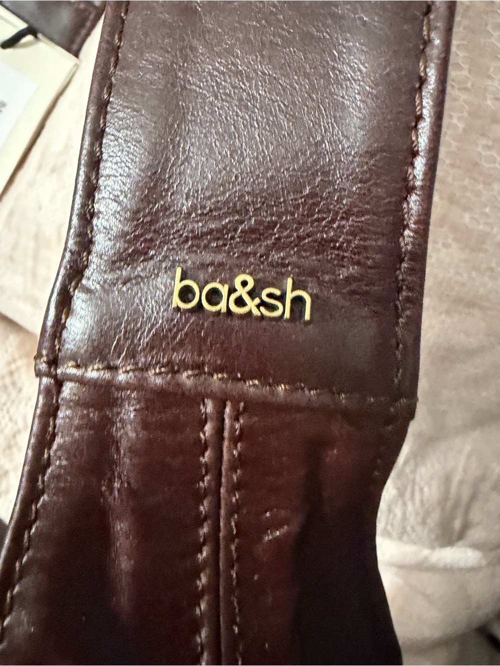 Ba&sh leather Bag new with tags - Picture 9 of 12
